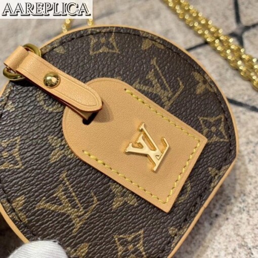 Replica Louis Vuitton Boite Chapeau Necklace Monogram Canvas M68570 BLV360 9