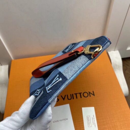 Replica Louis Vuitton City Pouch Monogram Denim M68761 BLV476 6