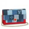 Replica Louis Vuitton City Pouch Monogram Denim M68761 BLV476 9