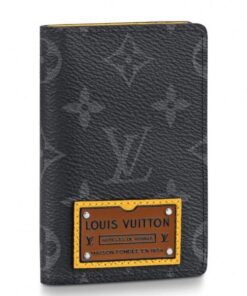 Replica Louis Vuitton Pocket Organizer Monogram Eclipse M69250 BLV1102