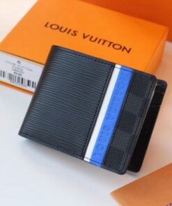 Replica Louis Vuitton Multiple Wallet Epi Damier Graphite M69538 BLV1057 2