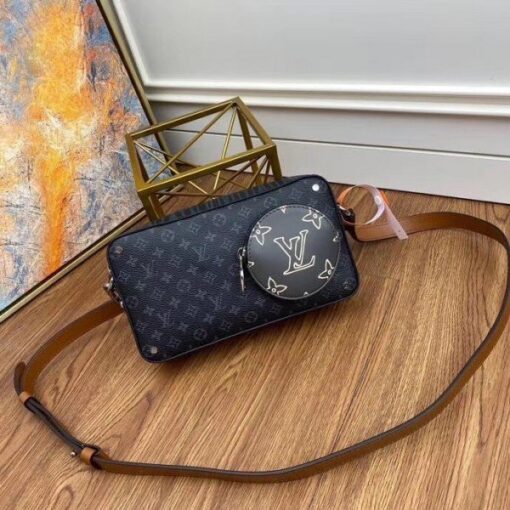 Replica Louis Vuitton Volga On Strap Monogram Eclipse M69688 BLV908 2