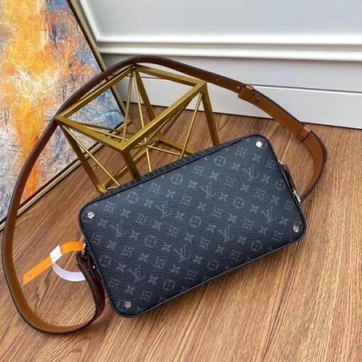 Replica Louis Vuitton Volga On Strap Monogram Eclipse M69688 BLV908 6