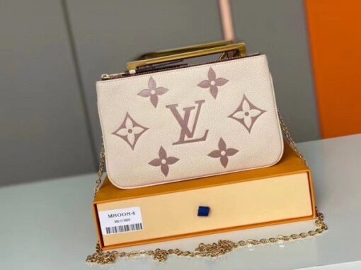 Replica Louis Vuitton Pochette Double Zip Monogram Empreinte M80084 BLV525 2