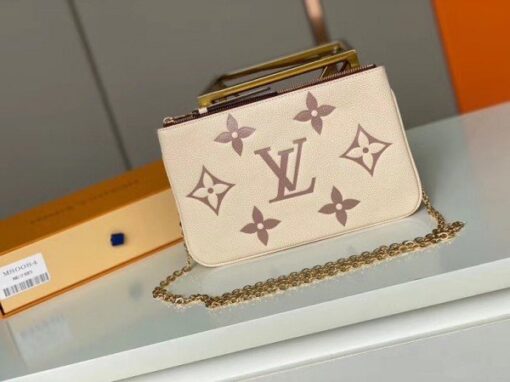 Replica Louis Vuitton Pochette Double Zip Monogram Empreinte M80084 BLV525 3