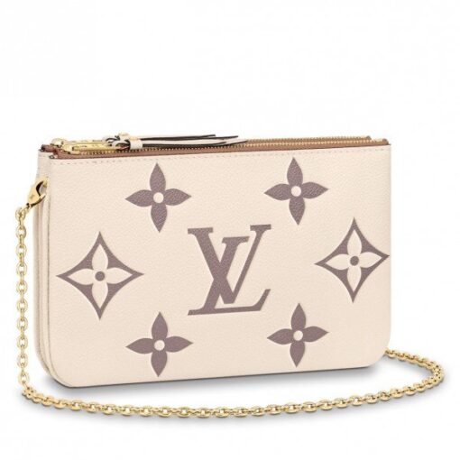 Replica Louis Vuitton Pochette Double Zip Monogram Empreinte M80084 BLV525