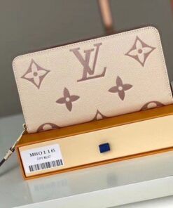 Replica Louis Vuitton Zippy Wallet Bicolor Monogram Empreinte M80116 BLV988 2