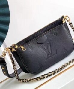 Replica Louis Vuitton Multi Pochette Accessoires Monogram Empreinte M80399 BLV510 2