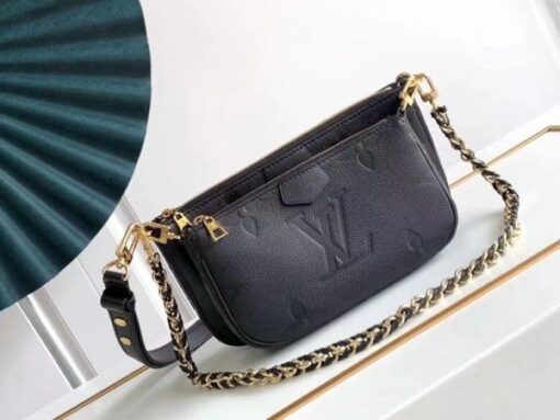 Replica Louis Vuitton Multi Pochette Accessoires Monogram Empreinte M80399 BLV510 2