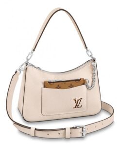 Replica Louis Vuitton White Marelle Bag Epi Leather M80688 BLV165