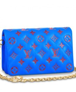 Replica Louis Vuitton Blue Coussin Pochette Bag M80743 BLV708