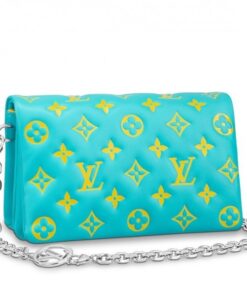 Replica Louis Vuitton Green Coussin Pochette Bag M80744 BLV709