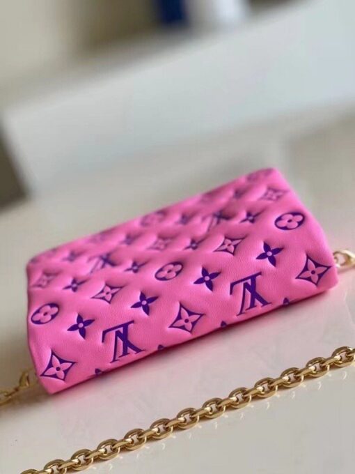 Replica Louis Vuitton Pink Coussin Pochette Bag M80745 BLV704 6