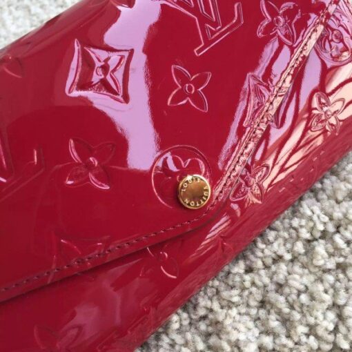 Replica Louis Vuitton Sarah Wallet Monogram Vernis M90225 BLV996 4