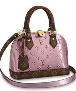 Replica Louis Vuitton Alma BB Bag Monogram Vernis M90583 BLV598