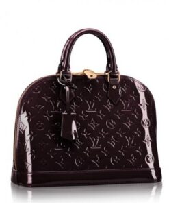 Replica Louis Vuitton Alma PM Bag Monogram Vernis M91611 BLV610