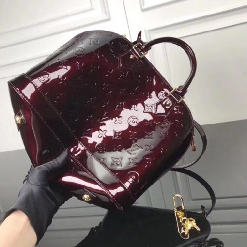 Replica Louis Vuitton Alma PM Bag Monogram Vernis M91611 BLV610 5