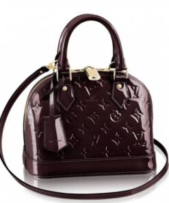 Replica Louis Vuitton Alma BB Bag Monogram Vernis M91678 BLV612