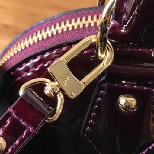 Replica Louis Vuitton Alma BB Bag Monogram Vernis M91678 BLV612 4