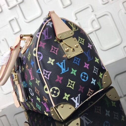 Replica Louis Vuitton Speedy 30 Bag Monogram Multicolor M92642 BLV585 4