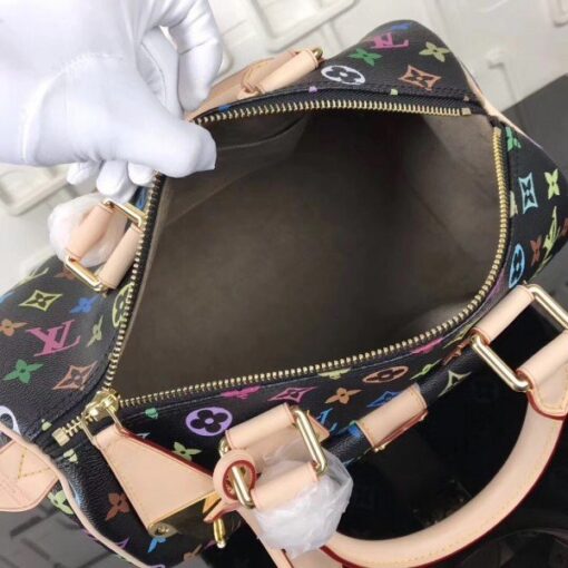 Replica Louis Vuitton Speedy 30 Bag Monogram Multicolor M92642 BLV585 8