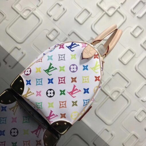 Replica Louis Vuitton Speedy 30 Bag Monogram Multicolor M92643 BLV586 3