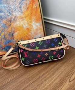 Replica Louis Vuitton Accessories Pochette Monogram Multicolore M92648 BLV594 2