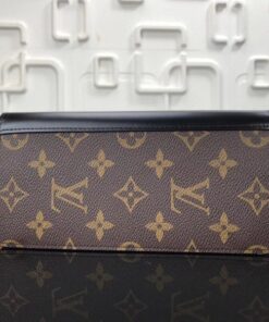 Replica Louis Vuitton Tanon Wallet Monogram Macassar M93800 BLV1090 2