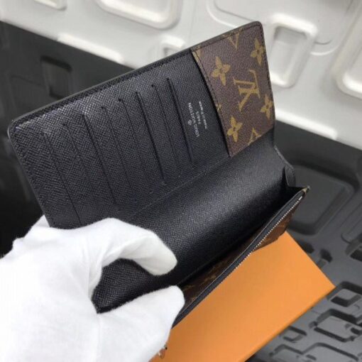 Replica Louis Vuitton Tanon Wallet Monogram Macassar M93800 BLV1090 8