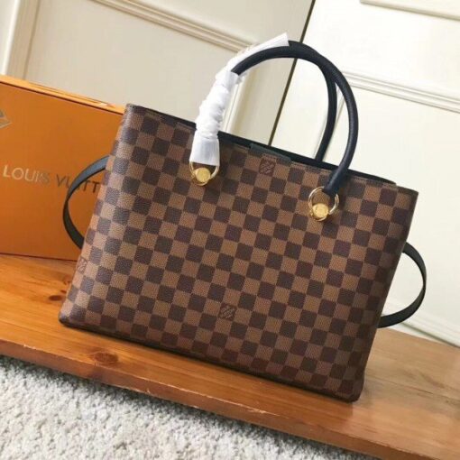 Replica Louis Vuitton LV Riverside Bag Damier Ebene N40050 BLV121 3