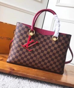 Replica Louis Vuitton LV Riverside Bag Damier Ebene N40052 BLV104 2