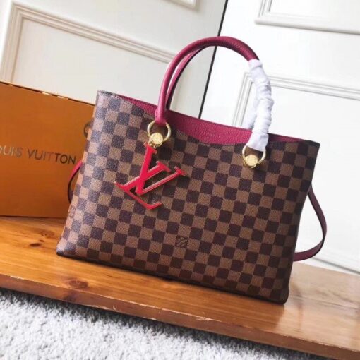 Replica Louis Vuitton LV Riverside Bag Damier Ebene N40052 BLV104 2