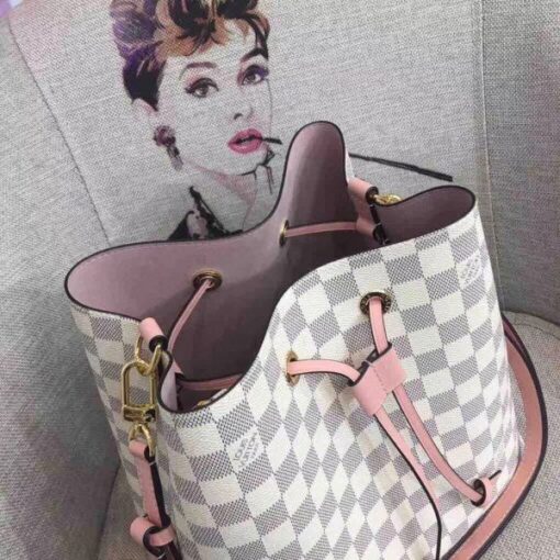 Replica Louis Vuitton Neonoe Bag Damier Azur N40152 BLV036 6