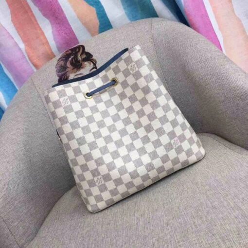 Replica Louis Vuitton Neonoe Bag Damier Azur N40153 BLV037 4