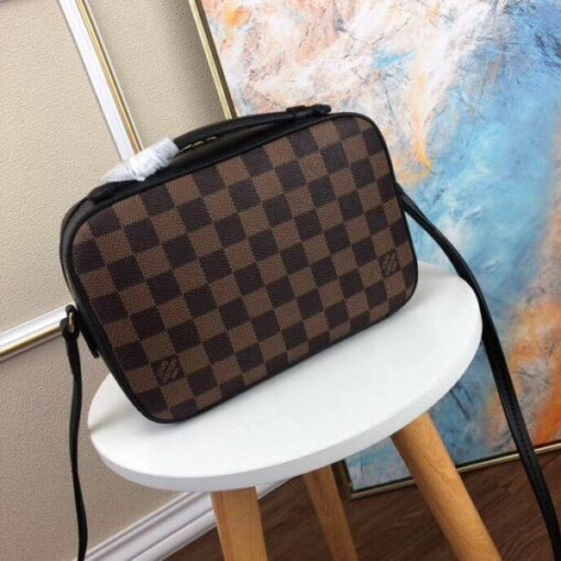 Replica Louis Vuitton Santa Monica Bag Damier Ebene N40189 BLV075 4