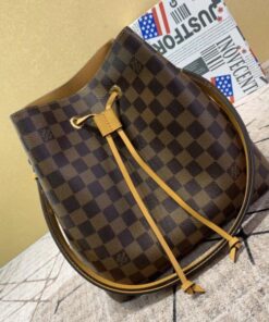 Replica Louis Vuitton Neonoe Bag Damier Ebene N40213 BLV101 2