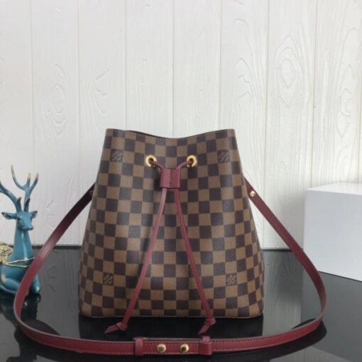 Replica Louis Vuitton Neonoe Bag Damier Ebene N40214 BLV100 2