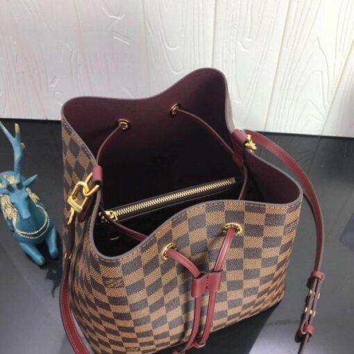 Replica Louis Vuitton Neonoe Bag Damier Ebene N40214 BLV100 8