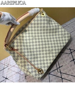 Replica Louis Vuitton Artsy MM Bag Damier Azur N40253 BLV031 2