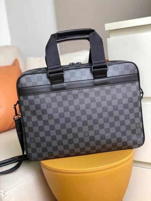 Replica Louis Vuitton Utility Business Bag Damier Graphite N40278 BLV876 7