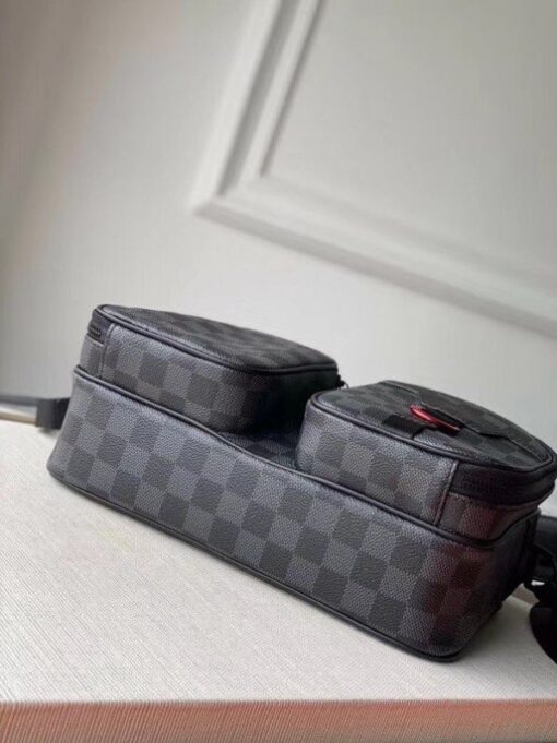 Replica Louis Vuitton Utility Messenger Damier Graphite N40280 BLV901 5