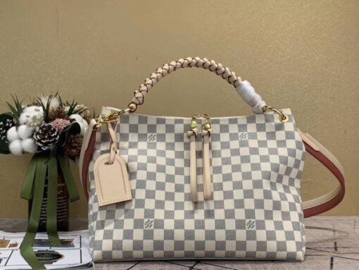 Replica Louis Vuitton Beaubourg Hobo MM Bag Damier Azur N40343 BLV040 2