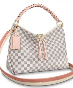 Replica Louis Vuitton Beaubourg Hobo MM Bag Damier Azur N40343 BLV040