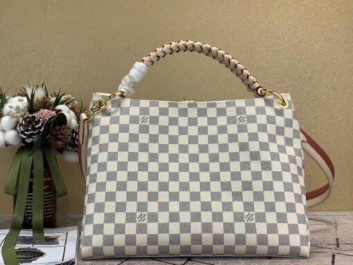 Replica Louis Vuitton Beaubourg Hobo MM Bag Damier Azur N40343 BLV040 4