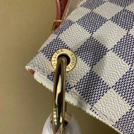 Replica Louis Vuitton Beaubourg Hobo MM Bag Damier Azur N40343 BLV040 8