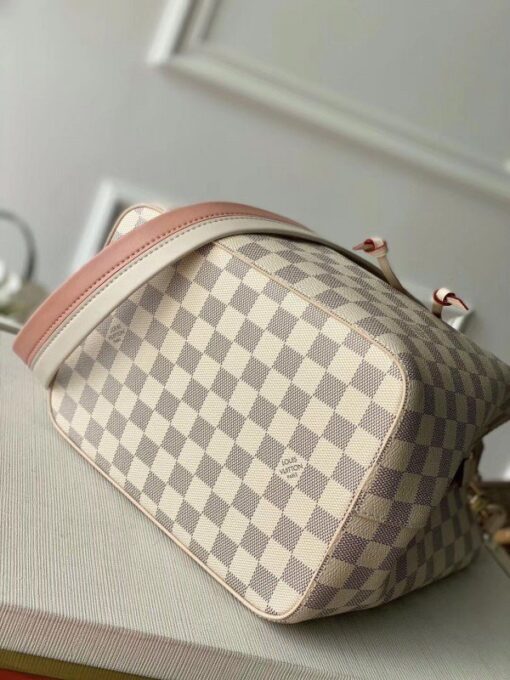 Replica Louis Vuitton NeoNoe MM With Braided Handle Damier Azur N40344 BLV048 4