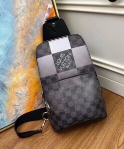 Replica Louis Vuitton Avenue Sling Bag Damier Graphite Giant N40403 BLV863 2