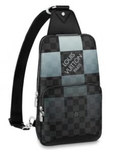 Replica Louis Vuitton Avenue Sling Bag Damier Graphite Giant N40403 BLV863