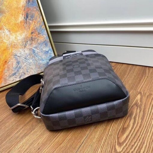 Replica Louis Vuitton Avenue Sling Bag Damier Graphite Giant N40403 BLV863 5