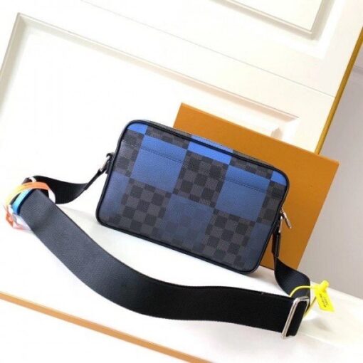 Replica Louis Vuitton Alpha Messenger Damier Graphite Giant N40408 BLV906 4